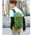 thumbnail image 6 of Hvmvliv Foldable Hiking Backpack Outdoor Travel Sackpack Lightweight Travel Backpack, Small Knapsack for Teen Outdoor Sports Travel Green, 6 of 6