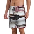 thumbnail image 2 of Sikiie Poignée de Porte Rustique Gros Plan Imprimé Shorts de Plage pour Hommes, Shorts à Séchage Rapide Haute Élasticité - avec Cordon et Poches Antidérapantes, Adaptés pour Plage, Sports, Vacances-TG, 2 of 6
