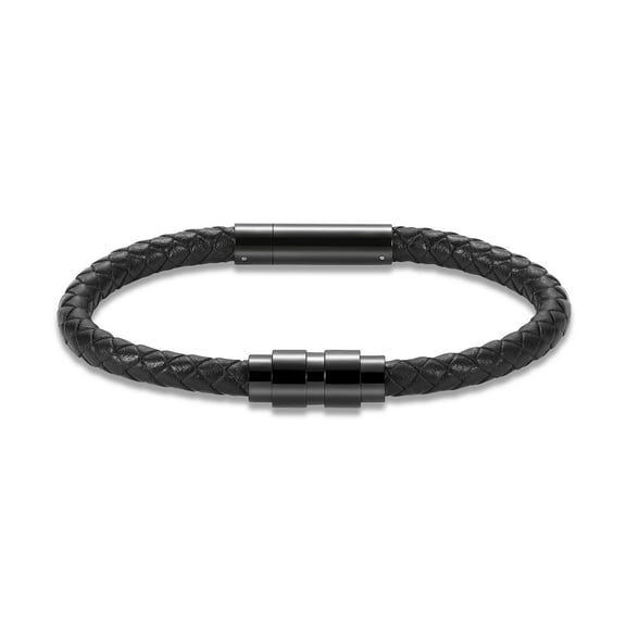 Cylinder Cremation Jewelry Urn Bracelet for Ashes for Women Men Genuine Leather Bangle Bracelet Ashes Memorial Keepsake Jewelry