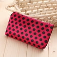 thumbnail image 6 of Ludlz Fashion Design Muliti-functional Bag Using as Makeup bag or Cosmetic Pouch or Travel Toiletry or Carrying Purse Portable Travel Cosmetic Bag Makeup Case Heart Dot Print Toiletry, 6 of 7
