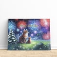 thumbnail image 3 of Happy New Year Manx Family Cheer Winter Midnight Firework Horizontal Matte Canvas Poster Cat Lover Kitten Owner Gifts Wall Art Home Decor - 02025, 3 of 5