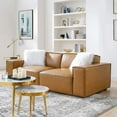 thumbnail image 3 of Modway Restore Vegan Leather Loveseat in Tan, 3 of 10