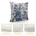 thumbnail image 4 of Awypu  Blue Birds Flowers Pillow Covers 18x18,Blue and White Pillow Covers Outdoor Decorative Pillow Covers for Couch Bed Sofa Cushion Farmhouse Pillowcases, 4 of 5