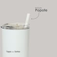 thumbnail image 4 of Termo Vaso Para Bebidas 20oz Acero Inox Doble Pared Blanco ilios innova 20 oz Blanco, 4 of 9
