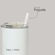 thumbnail image 4 of Termo Vaso Para Bebidas 20oz Acero Inox Doble Pared Blanco ilios innova 20 oz Blanco, 4 of 9
