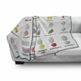 thumbnail image 3 of Educational Soft Flannel Fleece Throw Blanket, Learning the 3D Shapes Different Geometric Teaching School Themed, Cozy Plush for Indoor and Outdoor Use, 60" x 80", Multicolor, by Ambesonne, 3 of 6
