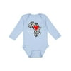 Inktastic Black History Month Forever in My Heart Ink Print Africa Boys or Girls Long Sleeve Baby Bodysuit