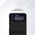 thumbnail image 5 of Funda De Teléfono Con Patrón De Fibra De Carbono Compatible Con Samsung Z Flip 3, Funda Protectora Antihuellas Dactilares, Funda De Teléfono Plegable Con Todo Incluido Inevent EL016806-03, 5 of 5