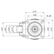 Carrymaster AC-50F Light Medium Duty Flange Leveling Caster
