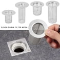 thumbnail image 4 of Stainless Steel Anti-Pest Waste Drainer Kitchen Tool Sink Strainer Sealing Cover Food Hair Stopper Floor Drain Filter Mesh C, 4 of 8