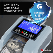 Cassida Quattro Counterfeit Detector with Convenient 4-Way Detection