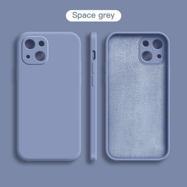 Funda de teléfono de silicona líquida azul Klein Original para iPhone 14 13 12 11 Pro Max Mini XS XR X 8 7 Plus SE 2 funda fina suave Tan Jianjun unisex