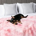thumbnail image 6 of PetAmi WATERPROOF Dog Blanket For Large Dog, Calming Pet Blanket Bed Couch Cover Protector, Washable Sherpa Faux Fur Throw for Sofa Furniture Protection, Soft Fluffy 60x80 Tie-Dye Pink, 6 of 9