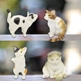 thumbnail image 6 of Leadrop Cat Model Simulation Decoration Resin Mini Cat Ornament Scene Accessories for Entertainment, 6 of 11