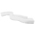 thumbnail image 2 of Flash Furniture Hercules Alon 9 Pièces Réception Siège en Blanc, 2 of 3
