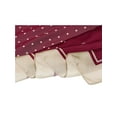 thumbnail image 5 of INSPIRE CHIC 70cm Polka Dots Square Scarf Neck Scarves Kerchief Neckerchief Headband for Women Wine Red 27.56*27.56"(L*W), 5 of 6