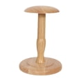 thumbnail image 2 of Perchero para sombreros, expositor de sombreros, base estable, independiente, multiusos, para pelucas, sombreros, para centro comercial, tienda de Madera, 2 of 9