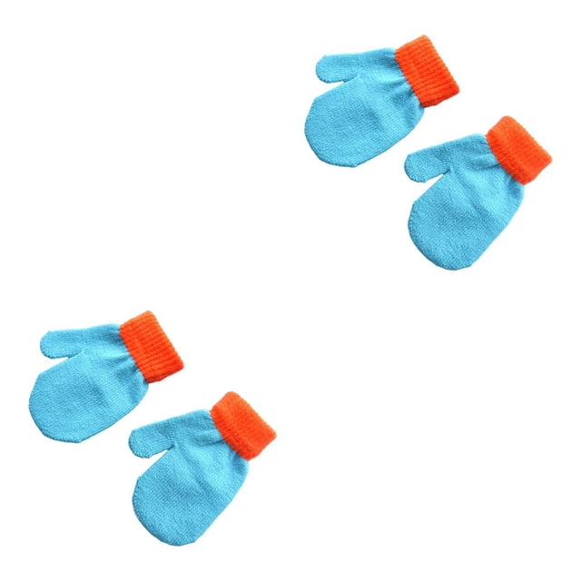 Minnieouse 1 par de manoplas para niños Manoplas para niños pequeños para exteriores Gris claro Type2 NO2 Minnieouse CBP301101