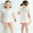 thumbnail image 2 of Younger Tree Toddler Girls Clothes Outfits Baby Girl Summer T-Shirt Shorts Set for 5T, 2 of 7