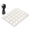 Silvery White, variant on ZHUOPAI Dual Mode Wireless Bluetooth Numeric Pad 28 Keys Aluminum Alloy Ultra Thin Portable Mini USB Keypad for Numeric Data Entry Compatible with Android iOS Windows Desktop PC (Silvery White)