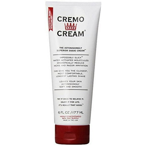 Cremo Original Shave Cream, Astonishingly Superior Smooth Shaving Cream Fights Nicks, Cuts And Razor Burn, 6 Ounces