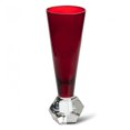 thumbnail image 2 of MDR Trading Inc. AB-27-RUBY-FLUTE Flute With Crystal Base Glass, 2 of 3