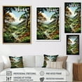thumbnail image 4 of Designart "Enchanted Woods By The River II" Forest Floater Framed Canvas Prints, 4 of 5