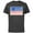 Charcoal, variant on Star Wars Stars and Stripes July 4th - Short Sleeve Cotton T-Shirt for Adults - Customized-Black