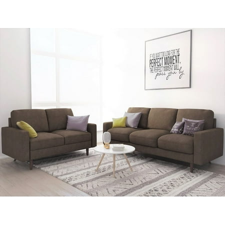 US Pride Furniture Elroy Matte Velvet Fabric 2 Piece Living Room Set, (Best Living Room Sets)
