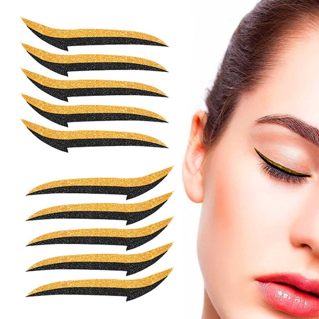 LLQkigsxse Face Stickers Reusable Makeup for Eyes Reusable Eyelid Eyeline