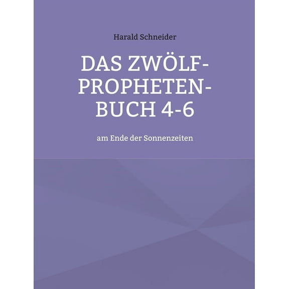 Das Zwölf-Propheten-Buch 4-6: am Ende der Sonnenzeiten, (Paperback)