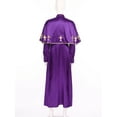 thumbnail image 4 of Miaeowve Robe de Clergé pour Femmes, Robe de Chorale, Col Montant, Ministre, Élégante, Manches Longues, Robe Maxi, Violet, M, 4 of 7