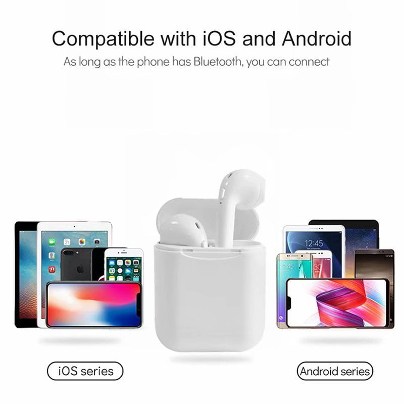 VicTsing I11 TWS Wireless Bluetooth 5.0 Earbuds Touch Headset Headphone with Quality Auto-pairing Hand-free Earbuds with 300mah charging box
