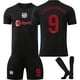 thumbnail image 1 of 2425 Camiseta de visitante del Barcelona chaleco negro 19 Yamal No. 10 Messi traje de uniforme de fútbol camiseta transfronterizaNúmero 9+Calcetines, 1 of 1