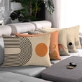 thumbnail image 3 of Koszal Cushion Slipcase Soft Touch Wide Application Flax Decorative Geometry Sofa Pillow Cover Home Supplies, 3 of 7