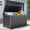 Dark Gray-1, variant on Uforic 100-Gallon Resin Deck Box, Lockable Outdoor Storage, Waterproof, Light Brown, for Patio & Garden
