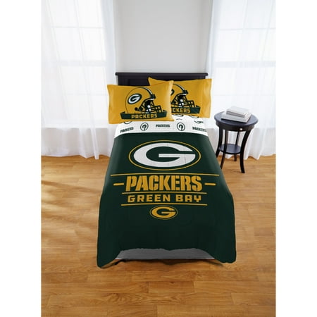 Nfl Green Bay Packers Monument Twin Full Comforter Walmart Com
