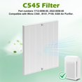 thumbnail image 3 of C545 True HEPA Replacement Filter 4 Pack H13 True HEPA Air Filter Replacement for Winix C545 Purifier Filter S Compatible with Part 1712-009600, 2522, 3 of 7