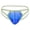 1Pack:Blue, variant on Men's Lightweight Mesh Low Rise Stretch Thong Underwear, Black, 3-Pack, L