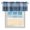 Blue, variant on Blue Beige Buffalo Plaid Kitchen Valances for Windows 54x18 Inch Kitchen Curtains Valances Rod Pocket White Farmhouse Modern Striped Bathroom Window Valances for Window Treatment Decor