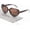 Brown, variant on Heart Sunglasses for Women, Polarized Heart Shaped Sunglasses with UV Protection Heart Style Retro Glasses for Shopping
