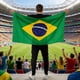 thumbnail image 1 of Bufanda tipo capa para aficionados al Campeonato Mundial de Fútbol 2026 | Bufanda de poliéster para ver partidos al aire libre | Prenda ligera para el cuerpo, ideal para el estadio, 1 of 5