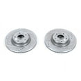thumbnail image 2 of Power Stop Front Pair of Drilled and Slotted Brake Rotors JBR1531XPR Fits 2013 Hyundai Genesis Coupe, 2 of 4