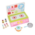 thumbnail image 1 of Kids Kitchen Playset, Safe Wood Kids Kitchen Toy Set  For Family, 1 of 8