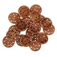 thumbnail image 3 of 20 Pcs Boutons Vintage en Bois 2 Trous Boutons Fleur pour, 3 of 8