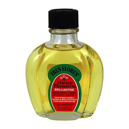 Tres Flores Three Flowers Brilliantine Liquid Hair Oil - 4 Oz, 2 Pack