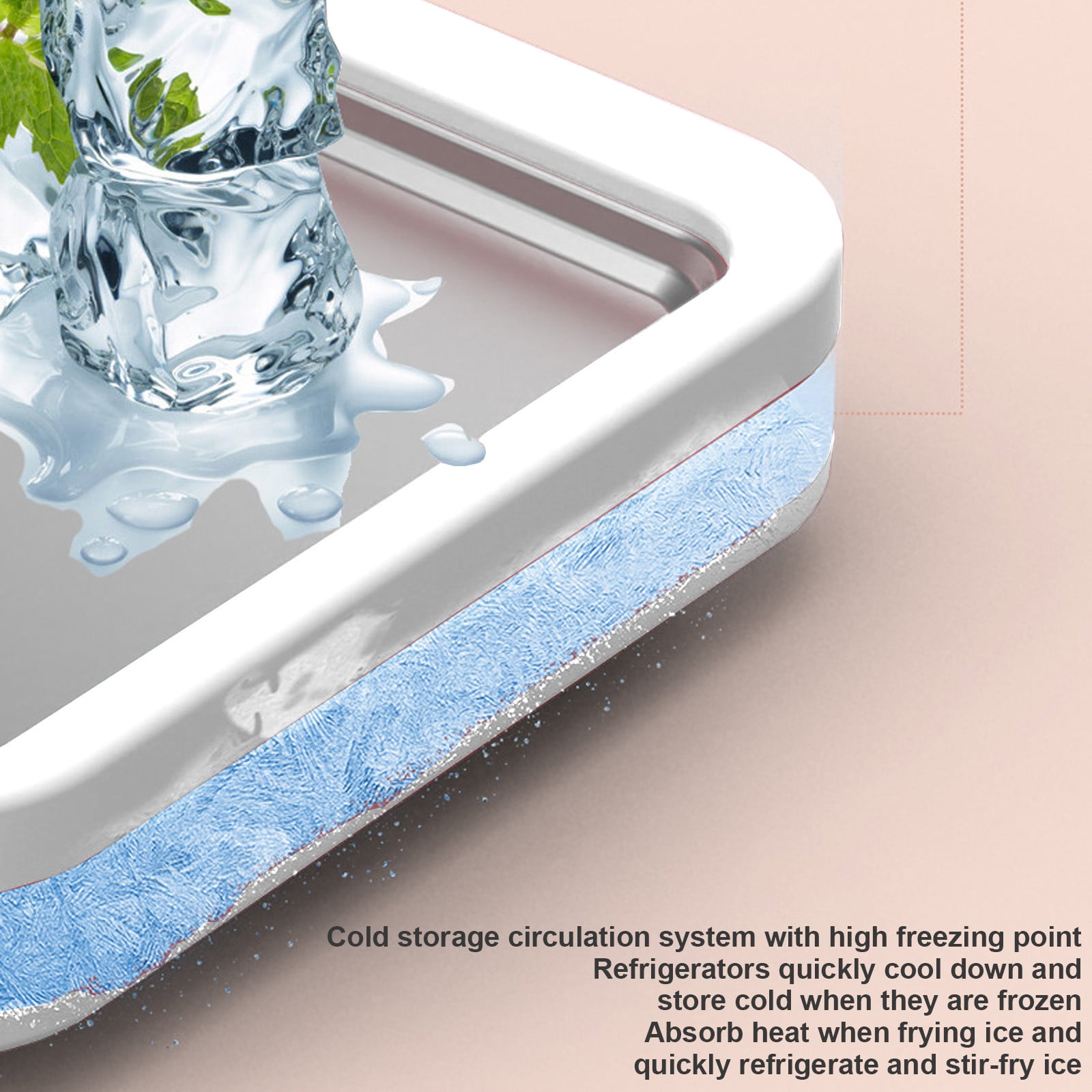EGYMEN Manual Yogurt and Ice Cream Maker with Stainless Steel Construction for Safe and Convenient Home Use