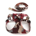 thumbnail image 3 of Meidiya Small Dog Harness and Leash Set,No Pull Pet Harness with Soft Vest for Small Dogs and Cats,Escape-proof Camouflage Dog Vest with Bow Tie, 3 of 8