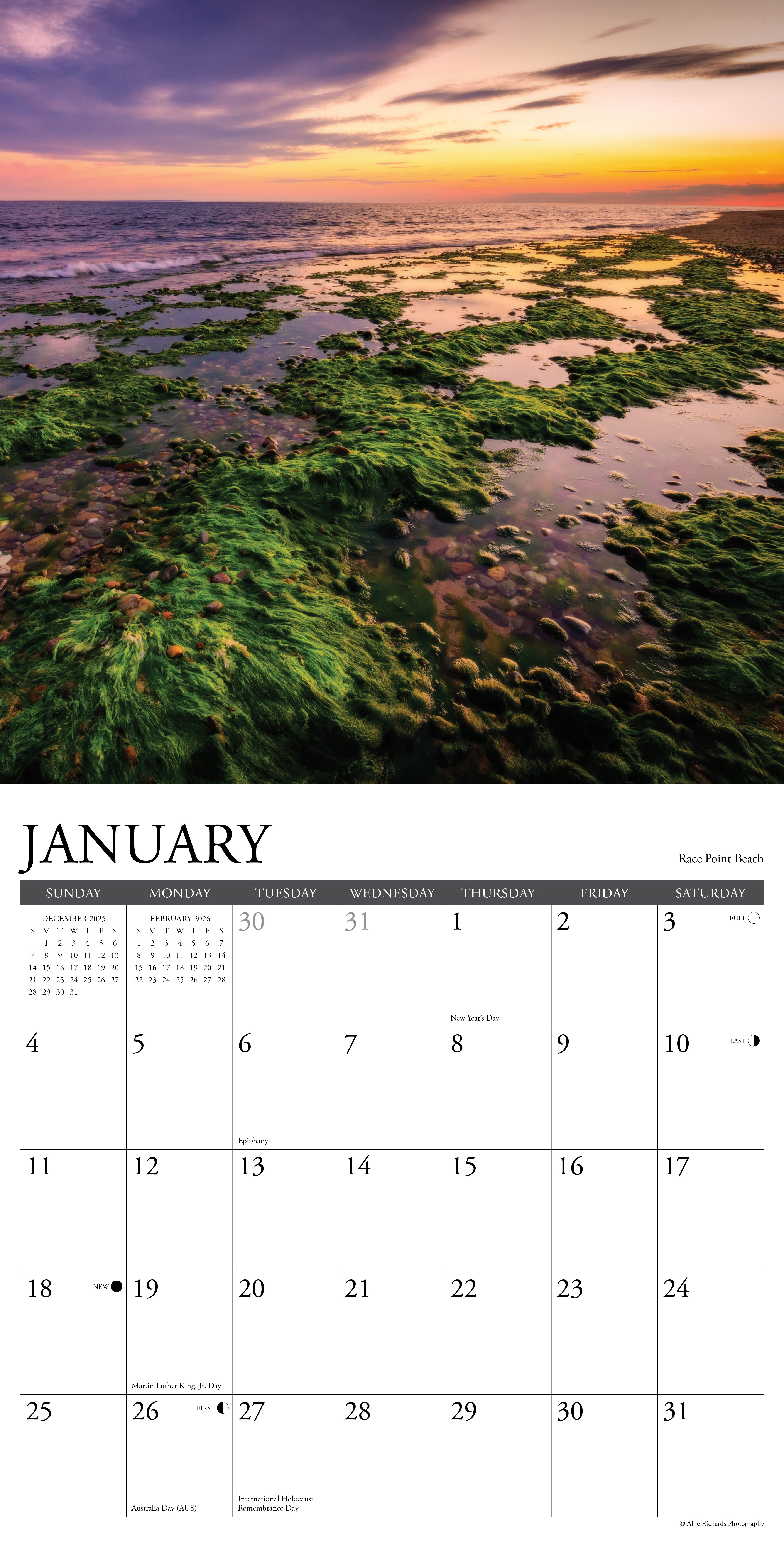Cape Cod 2026 Wall Calendar, (Paperback)