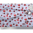 thumbnail image 3 of Soimoi Cotton Poplin Fabric Raspberry,Strawberry & Cherry Fruits Decor Fabric Printed Yard 56 Inch Wide, 3 of 3